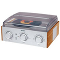 3 Speed Stereo Turntable with AM/FM Stereo Radio